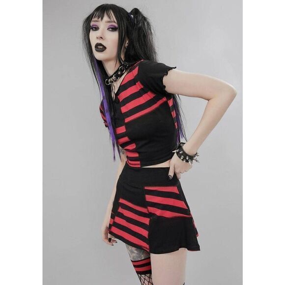 Widow Beautiful Oblivion Patchwork Skirt - Picture 5 of 5